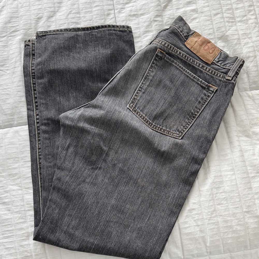 GAP Men's Dark Gray Straight Jeans